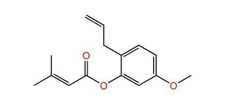 2-Allyl-5-methoxyphenyl 3-methyl-2-butenoate